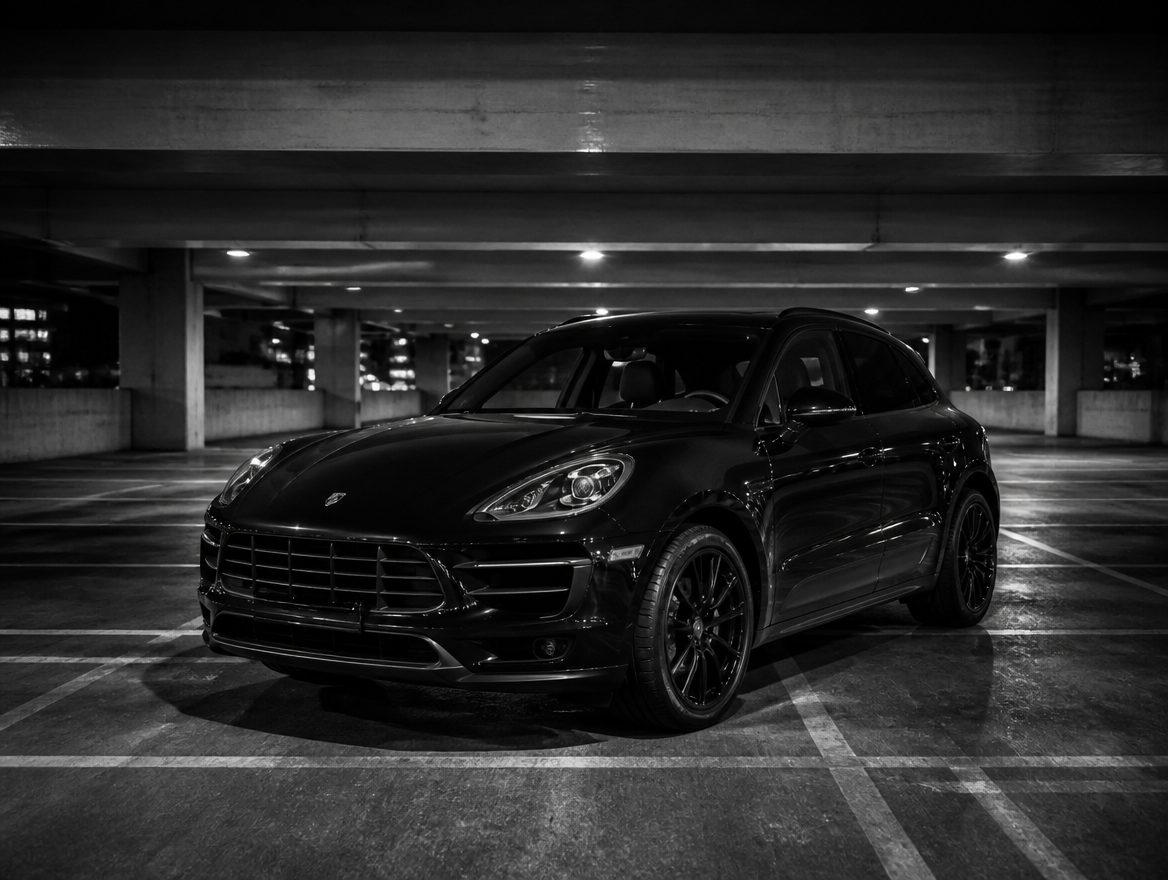 Porsche Macan preto entregue